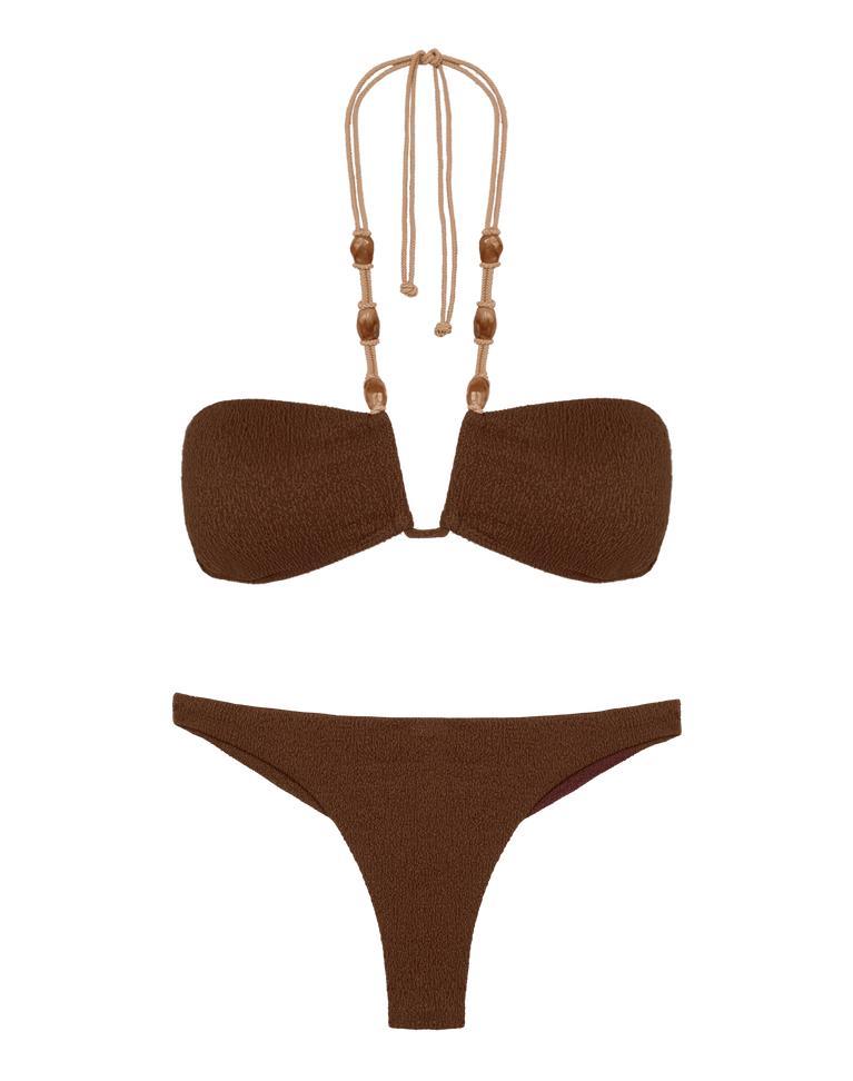 Firenze Corsica Carol Top - Brown Product Image