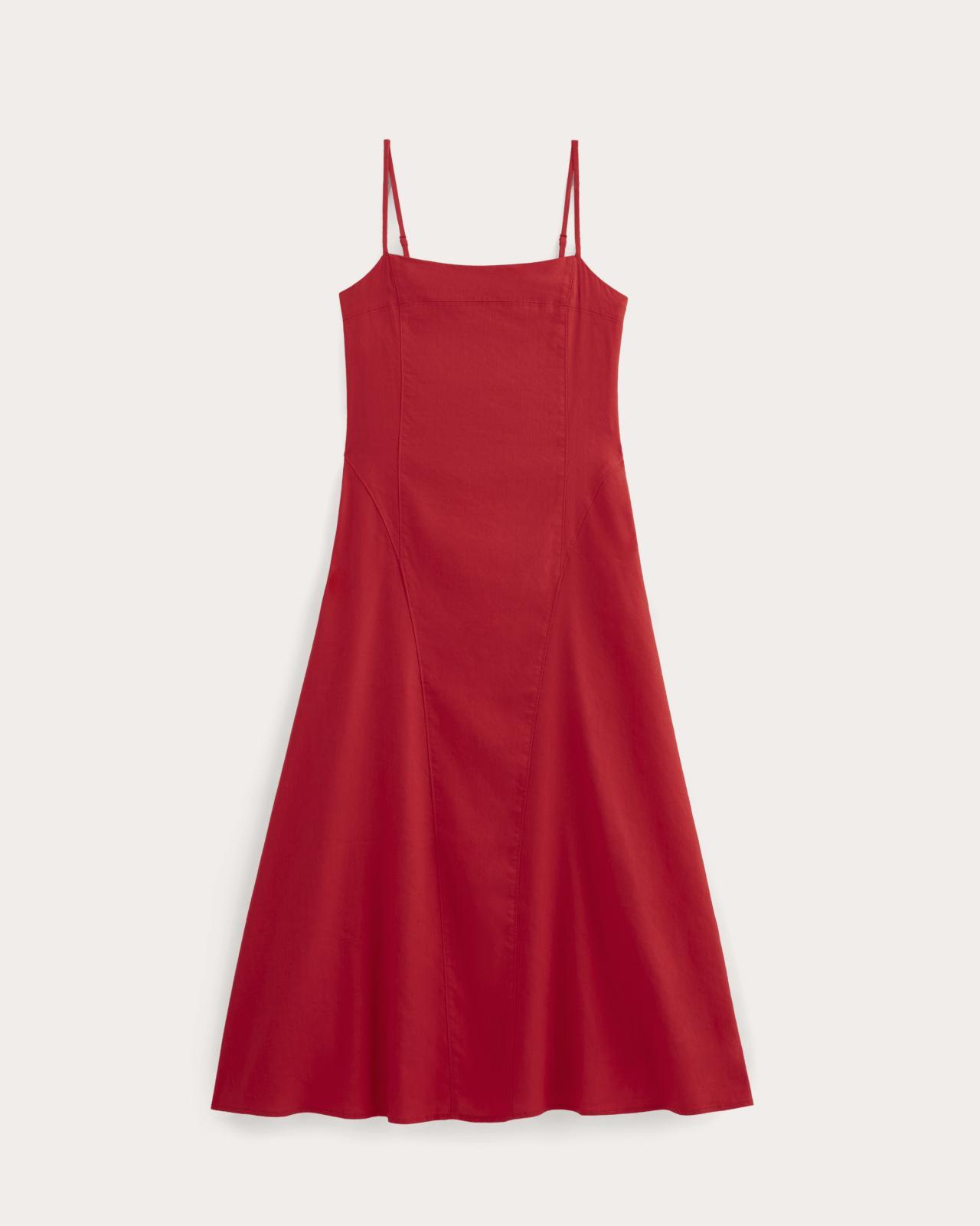 Womens Seamed Dress in Stretch Linen by Everlane Product Image
