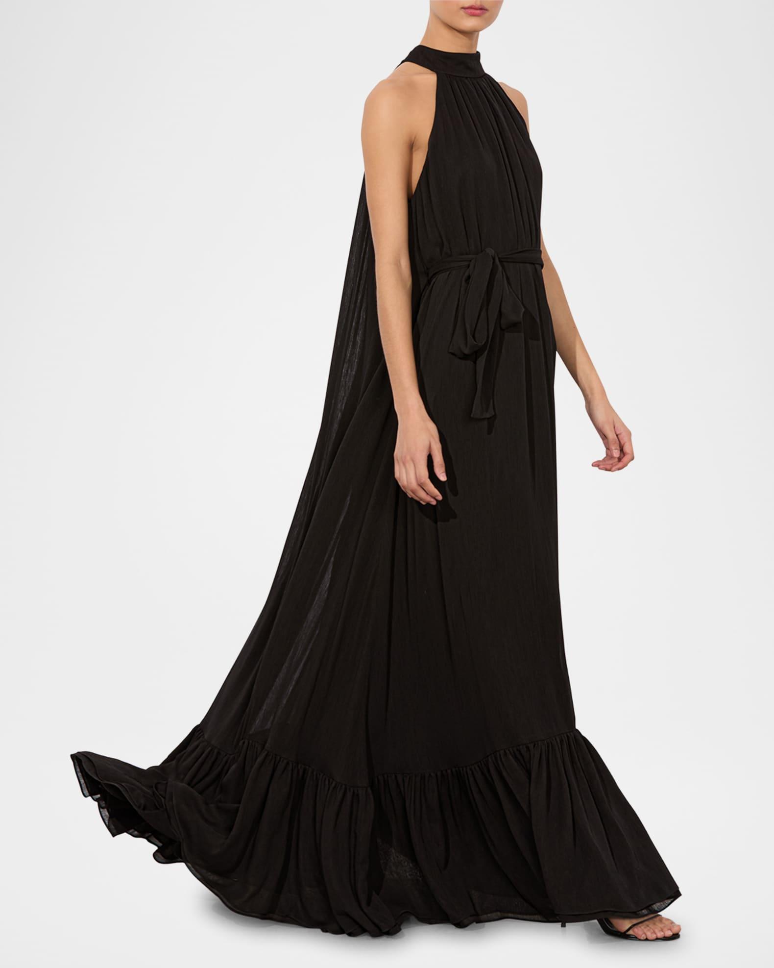 Jovie Gathered Ruffle Maxi Dress Product Image