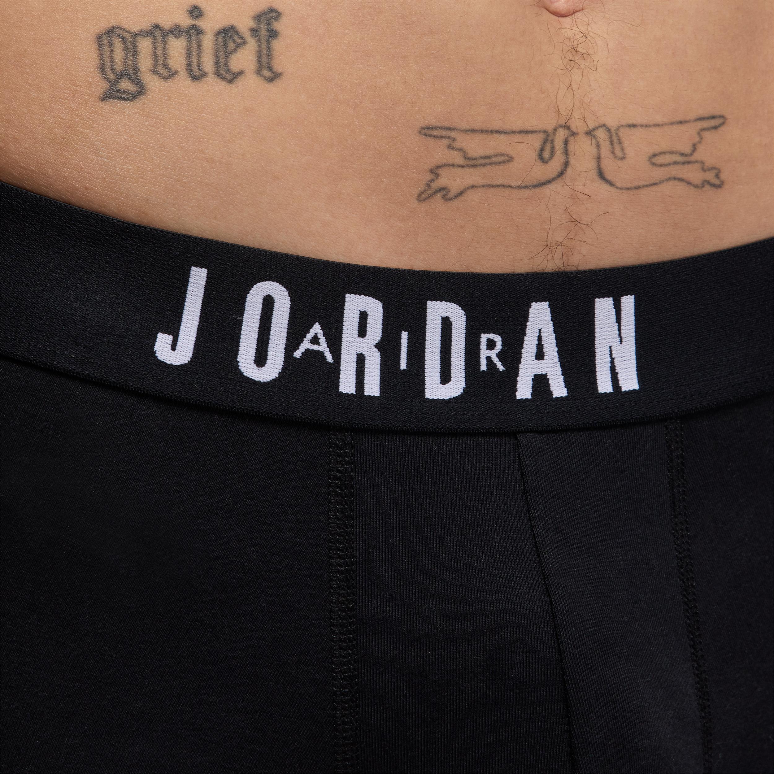 Men's Jordan Dri-FIT Cotton Essentials Flight Boxer Briefs (2-Pack) Product Image