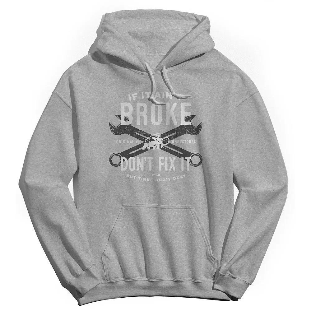 Men's Original & Unrestored Iconic Tinkering Graphic Hoodie, Size: XXL, Sport Gray Product Image