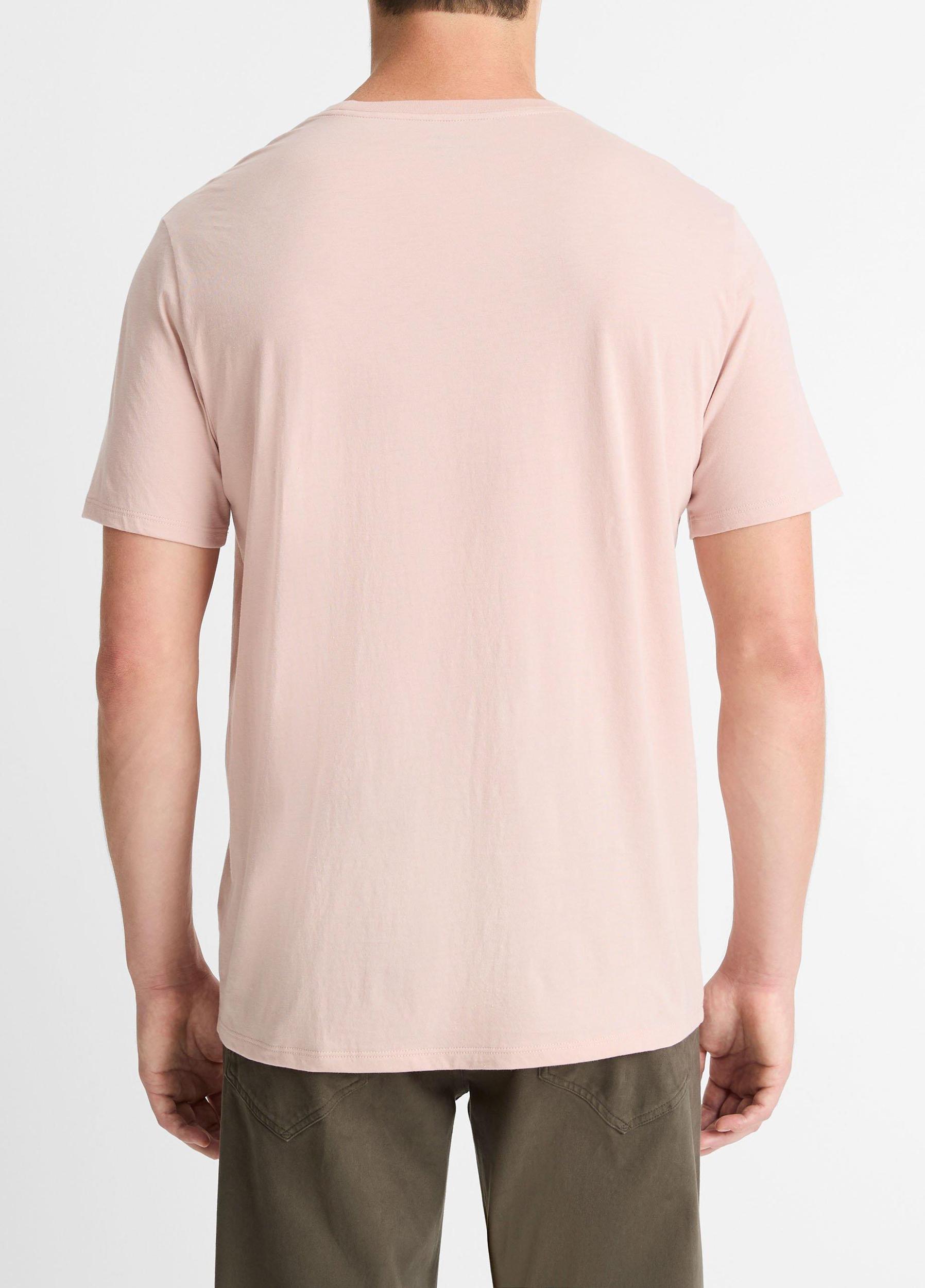 Mens Pima Cotton Crew Neck T-Shirt, Blue Hour, Size S Vince Product Image