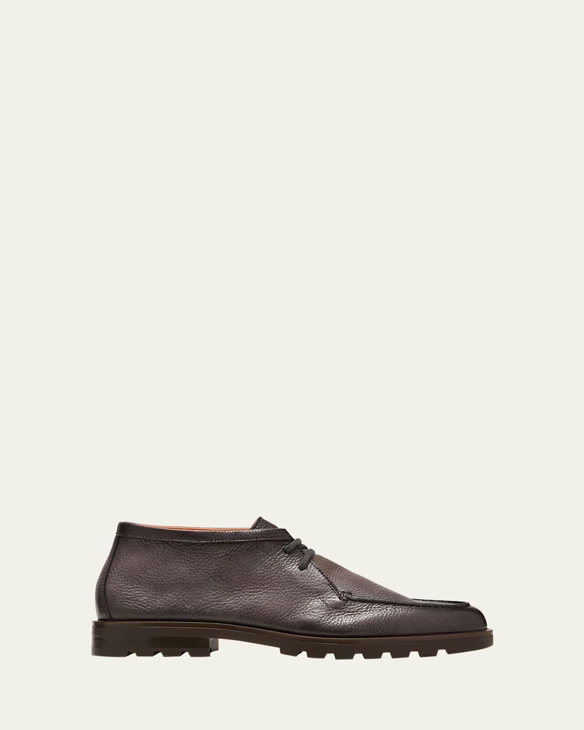 Mens Rock Leather Chukka Boots Product Image