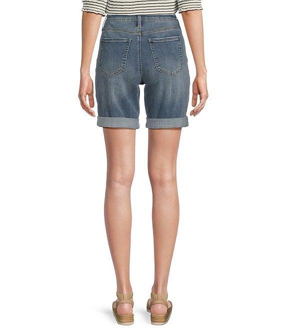 NYDJ Diana Stretch Denim Relaxed Fit Shorts Product Image
