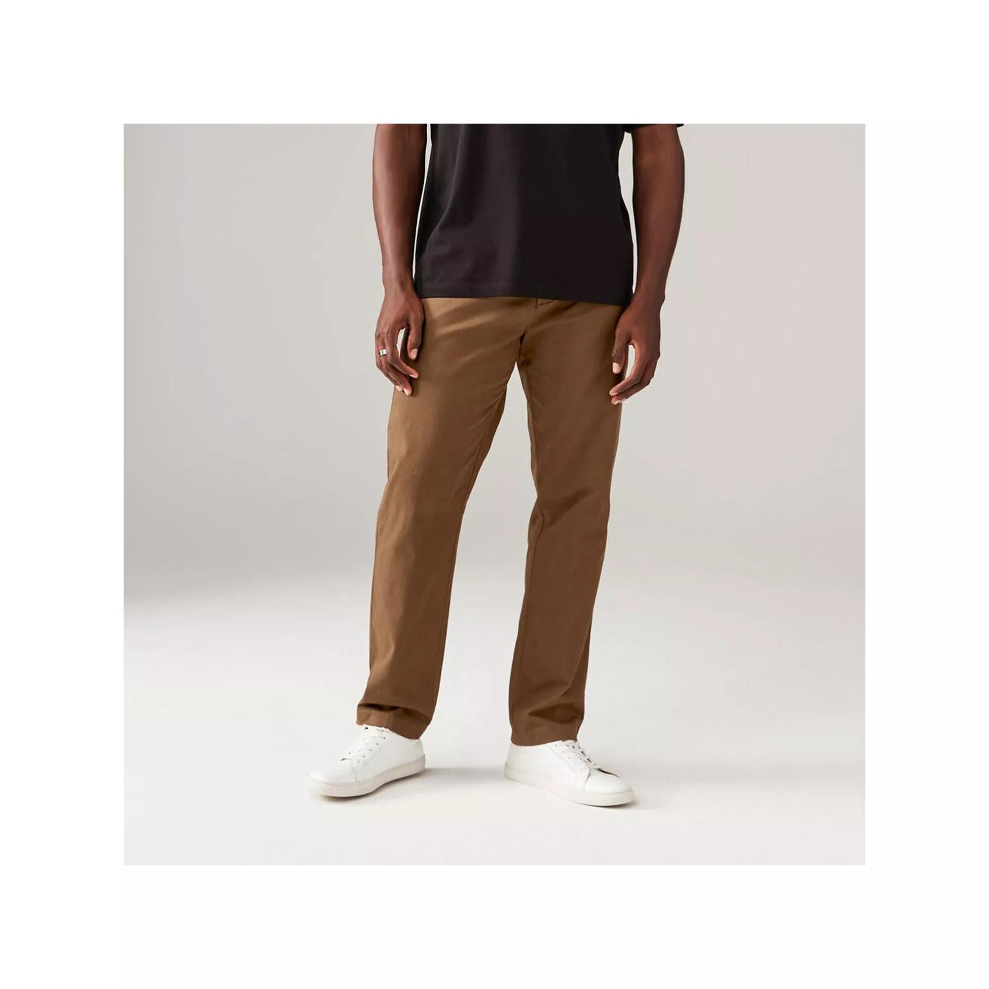 Men's NEXT Printed Chino, Size: 36, Brown Product Image
