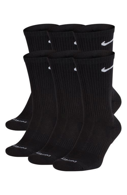Mens Nike 6-pack Everyday Plus Cushion Crew Training Socks Product Image