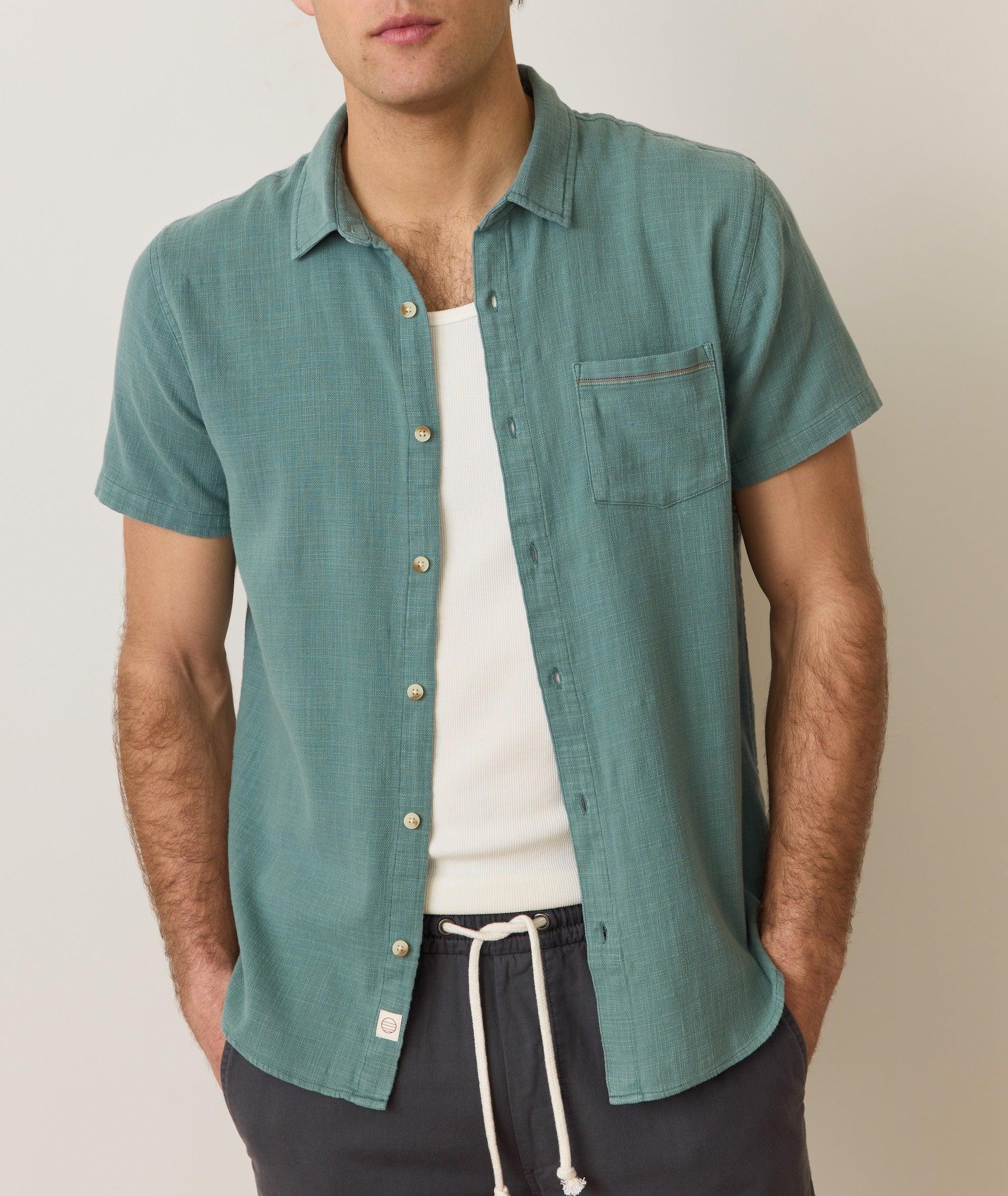 Stretch Selvage Short Sleeve Shirt Product Image