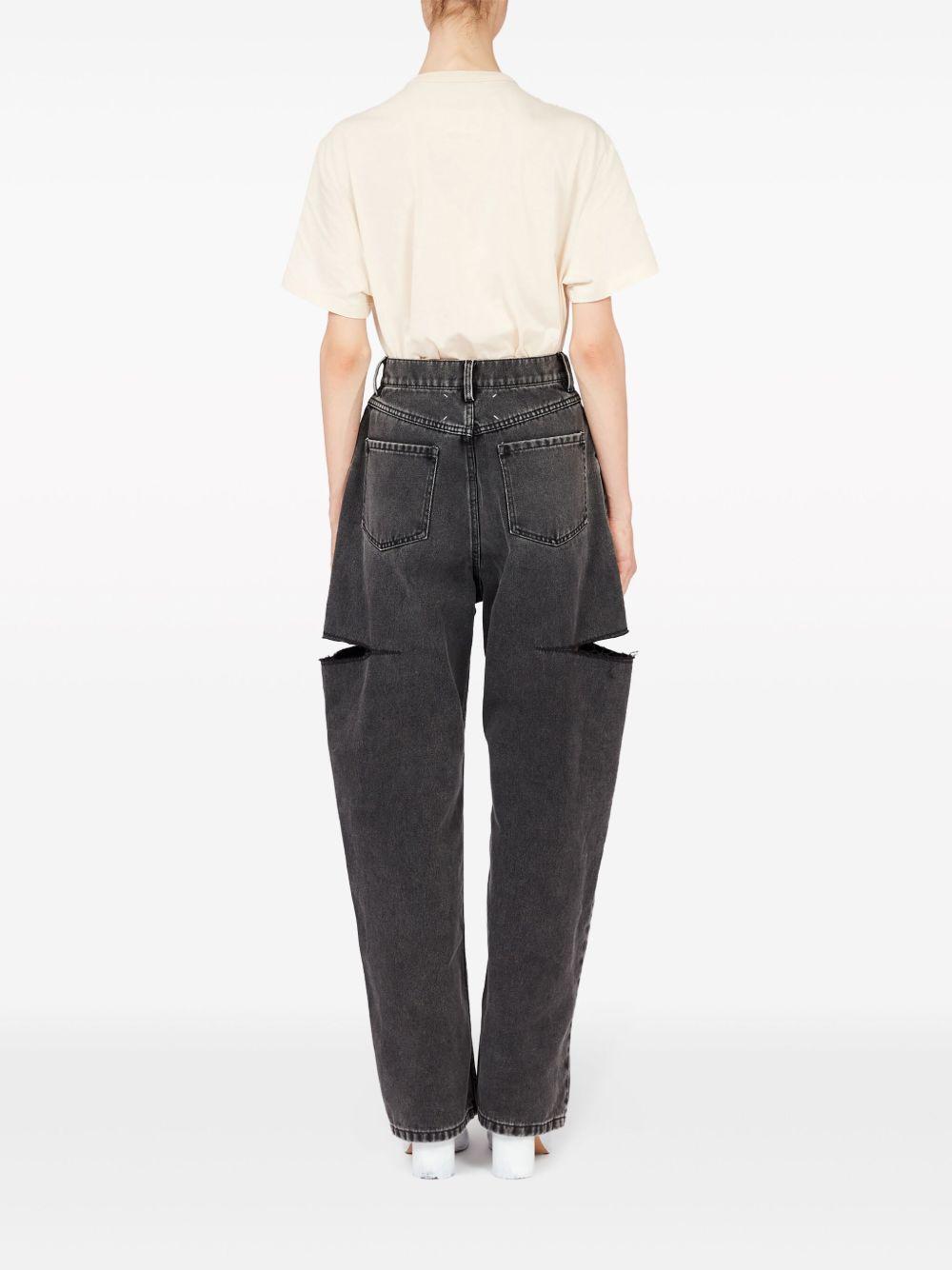 high-rise tapered jeans Product Image
