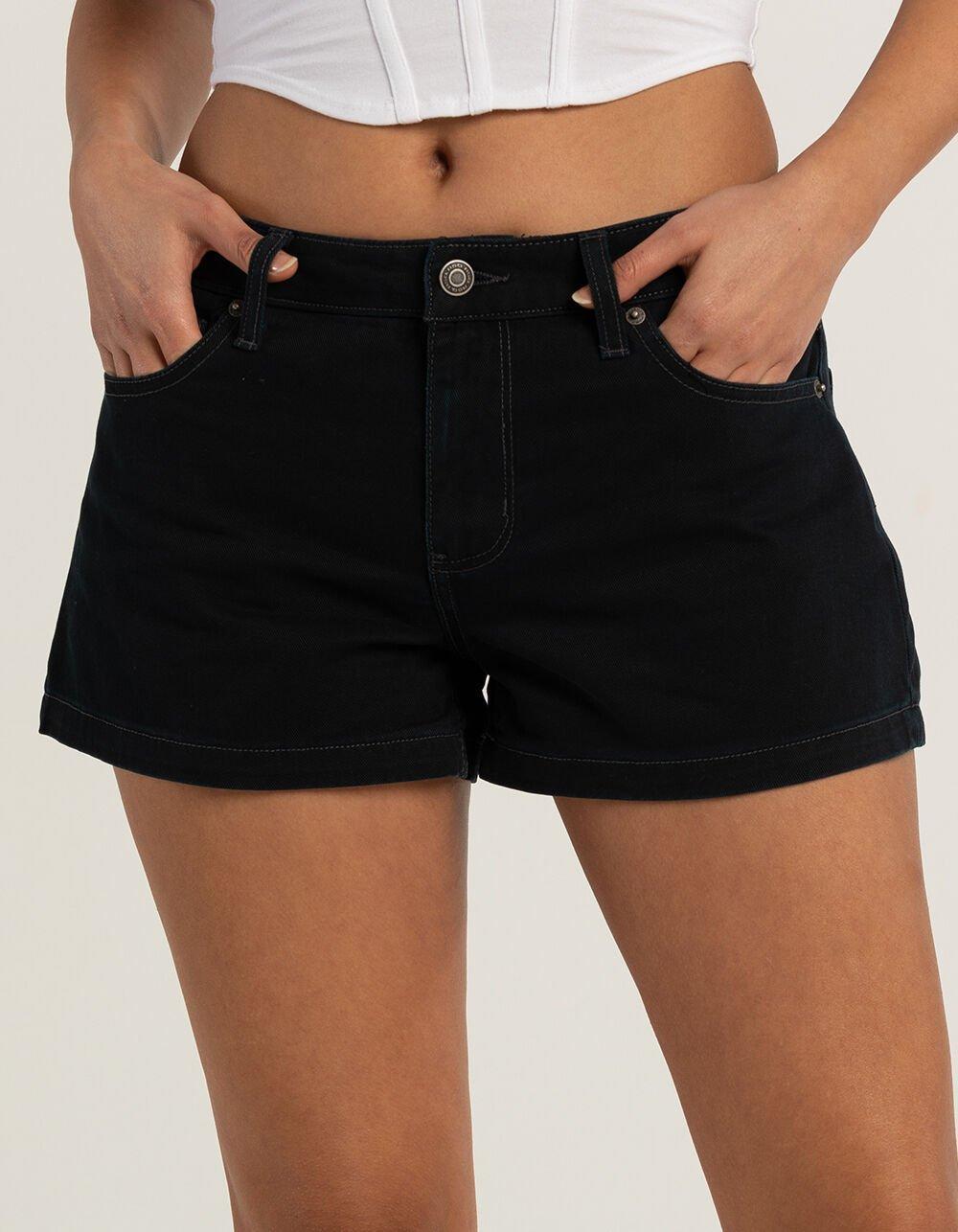 RSQ Womens Low Rise Baggy Shorts - ECRU Product Image