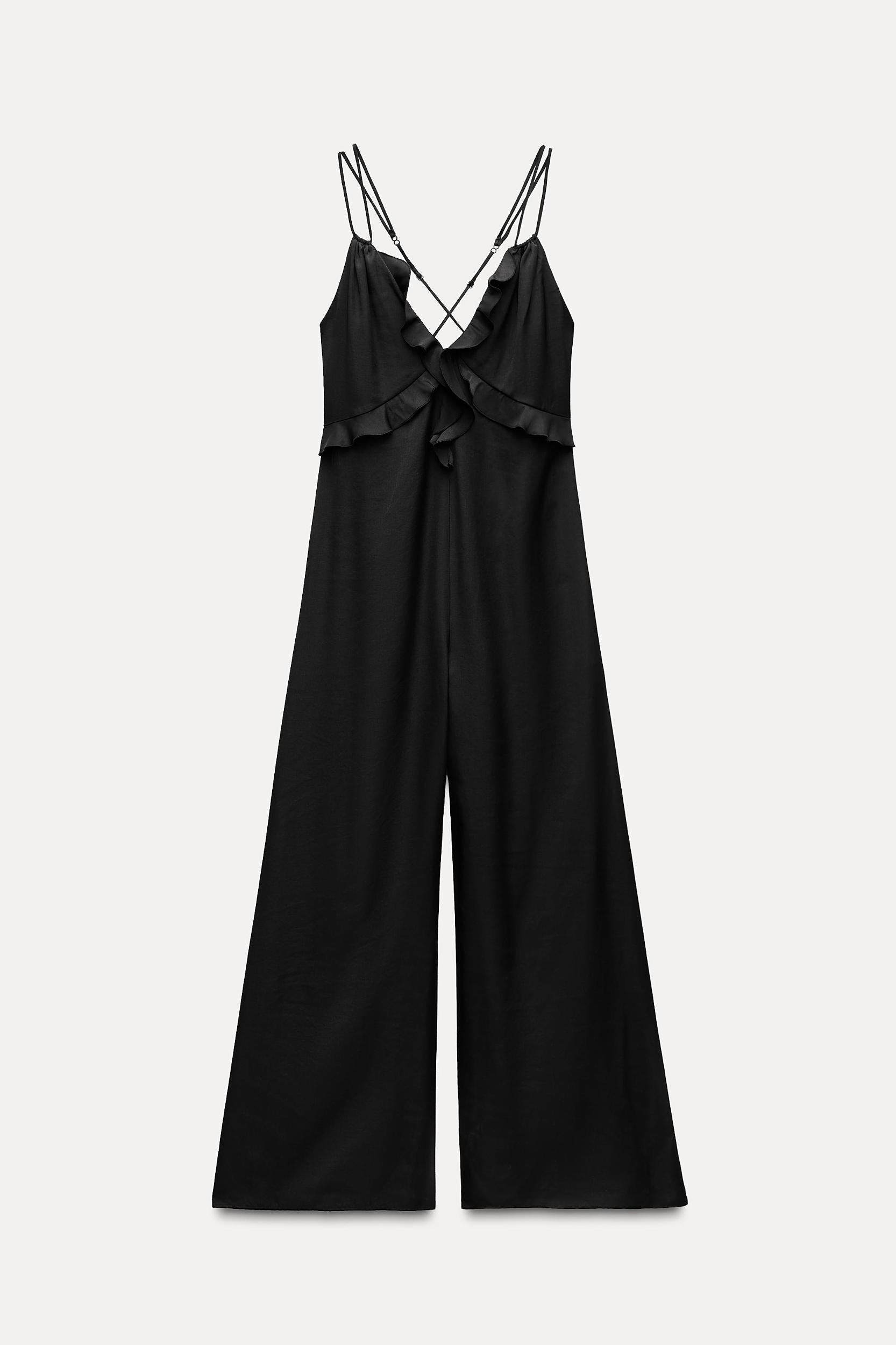 WIDE FIT RUFFLED JUMPSUIT Product Image