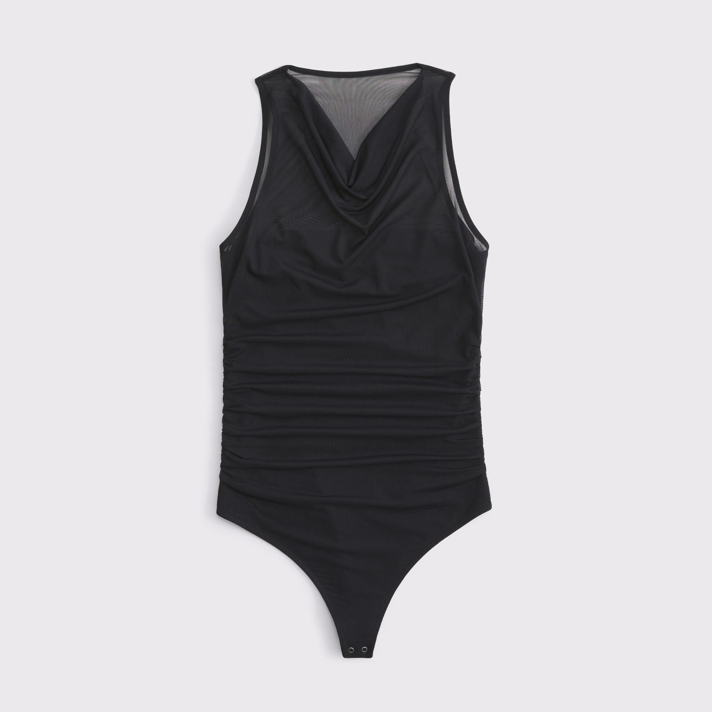 Mesh Cowl Neck Bodysuit Product Image