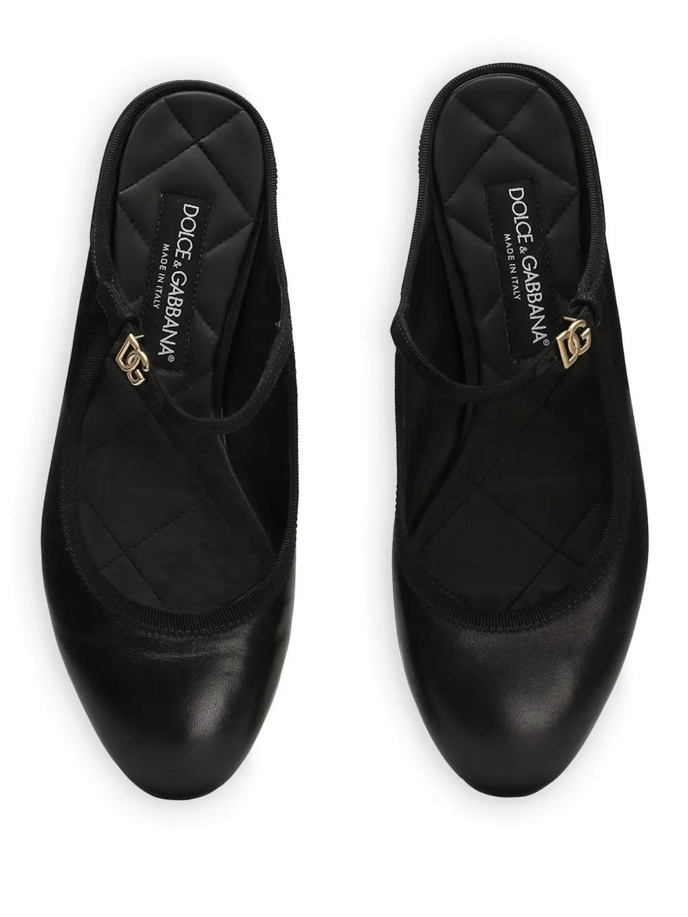 buckled ankle strap mules Product Image