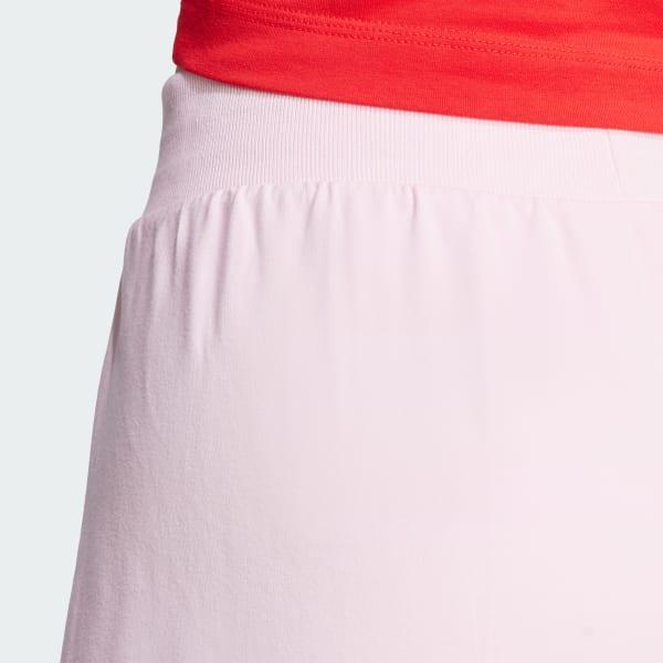 Women's adidas Essentials Cotton Skort, Size: Medium, Black Product Image