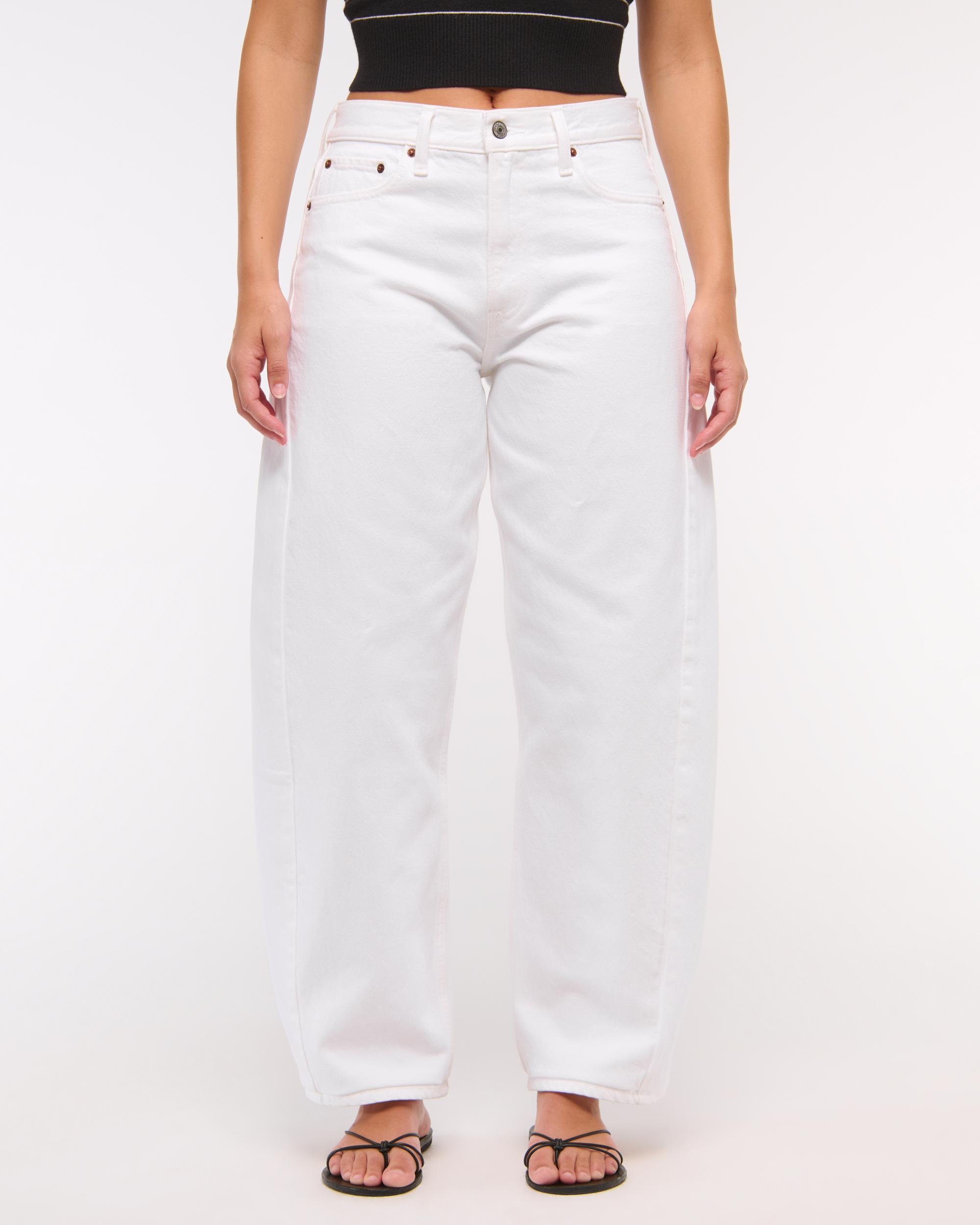 Curve Love Mid Rise Barrel Jean Product Image