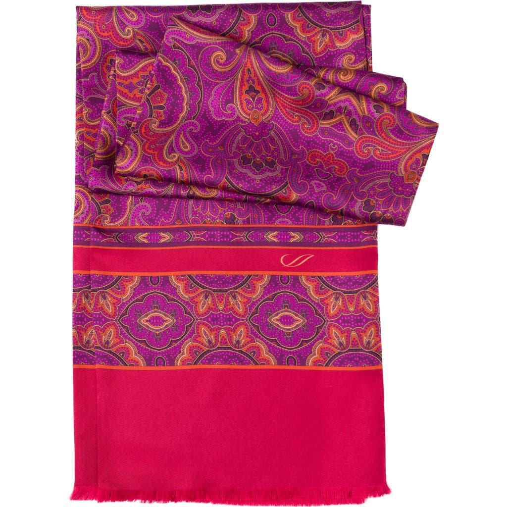 Elizabetta Ferrara - Silk Scarf for Men in Magenta at Nordstrom Product Image