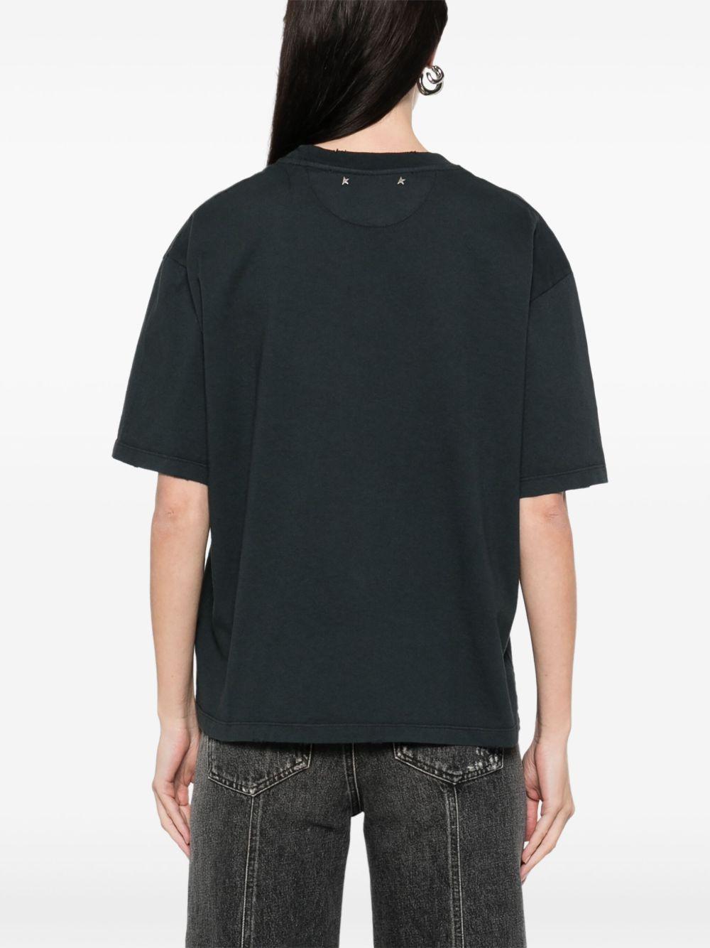 crystal-embellished jersey T-shirt Product Image