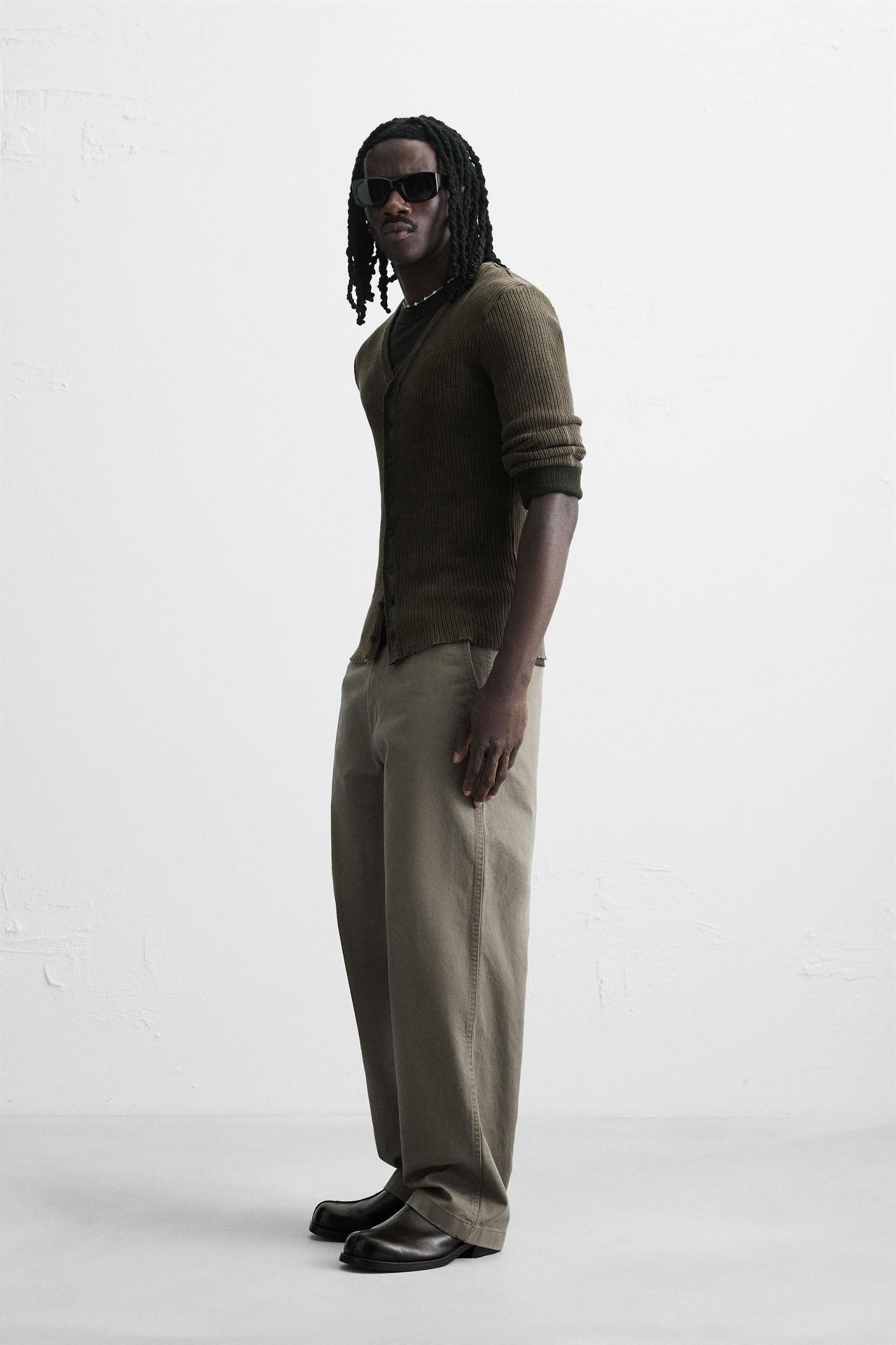 WASHED RIB CARDIGAN Product Image