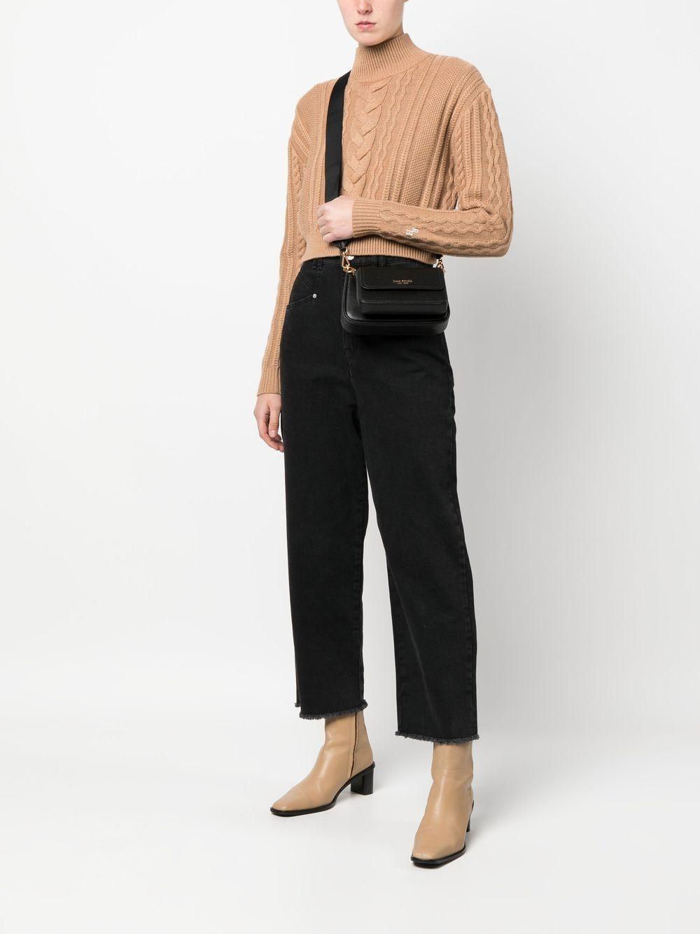 Morgan Saffiano leather crossbody Product Image