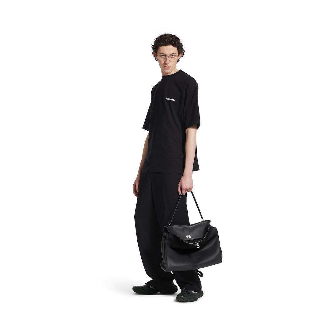 Men's Logo T-shirt Medium Fit in Black Product Image