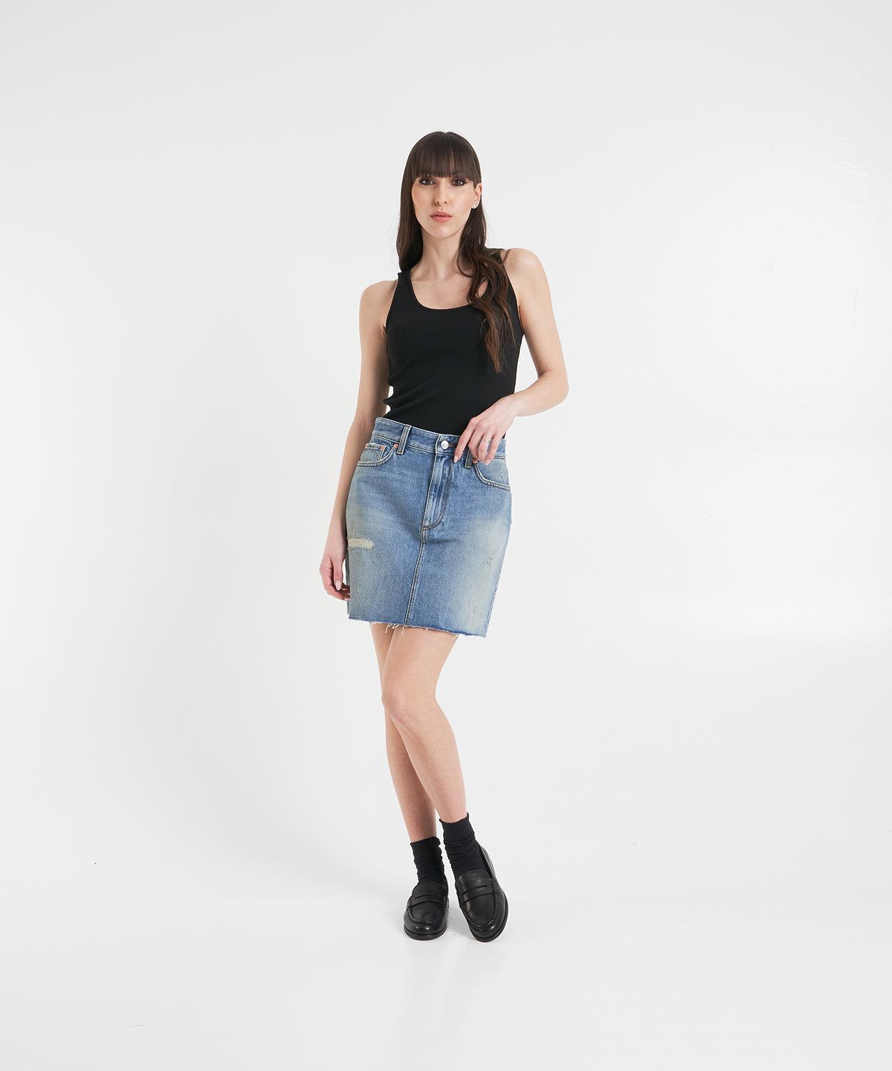 Denim mini skirt 'Aly' Product Image