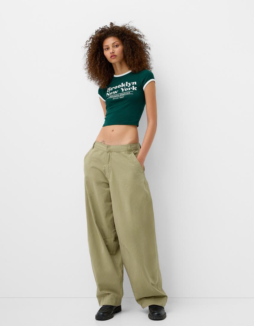 Cotton balloon pants Product Image