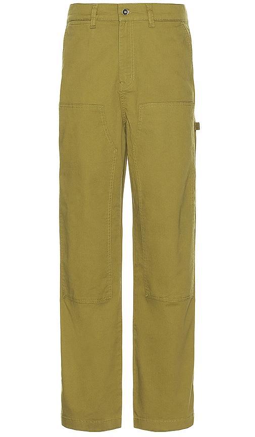 SATURDAYS NYC Morris Canvas Carpenter Pant Green. (also in ). Product Image