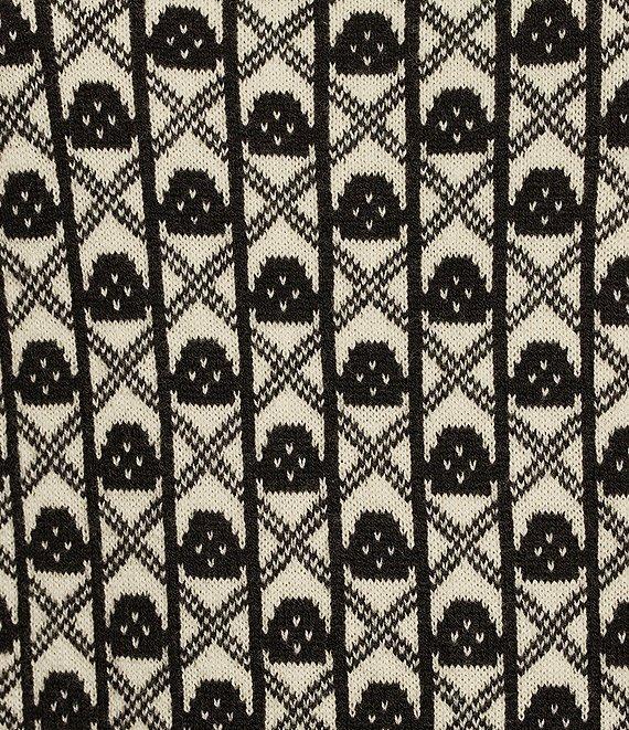TILLEY Knit Jacquard Crew Neck Long Sleeve Sweater Product Image