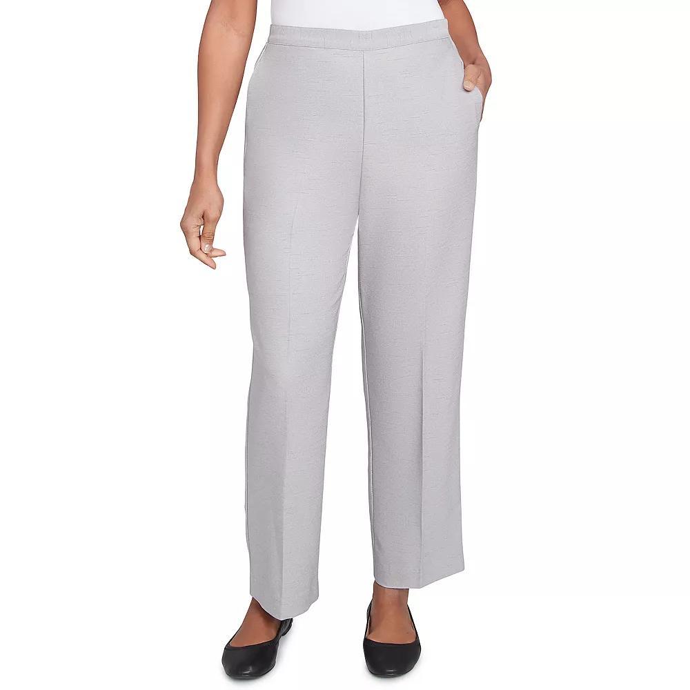 Women's Alfred Dunner Estate Pull-On Medium Length Pants, Size: 18, Oyster Product Image