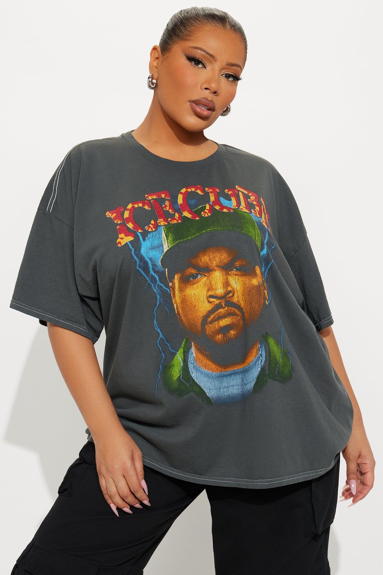 Ice Cube Jumbo Washed Oversized Tee - Black Product Image