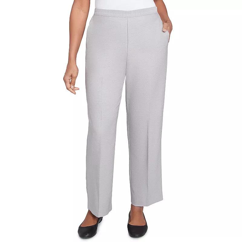 Women's Alfred Dunner Estate Pull-On Medium Length Pants, Size: 18, Oyster Product Image