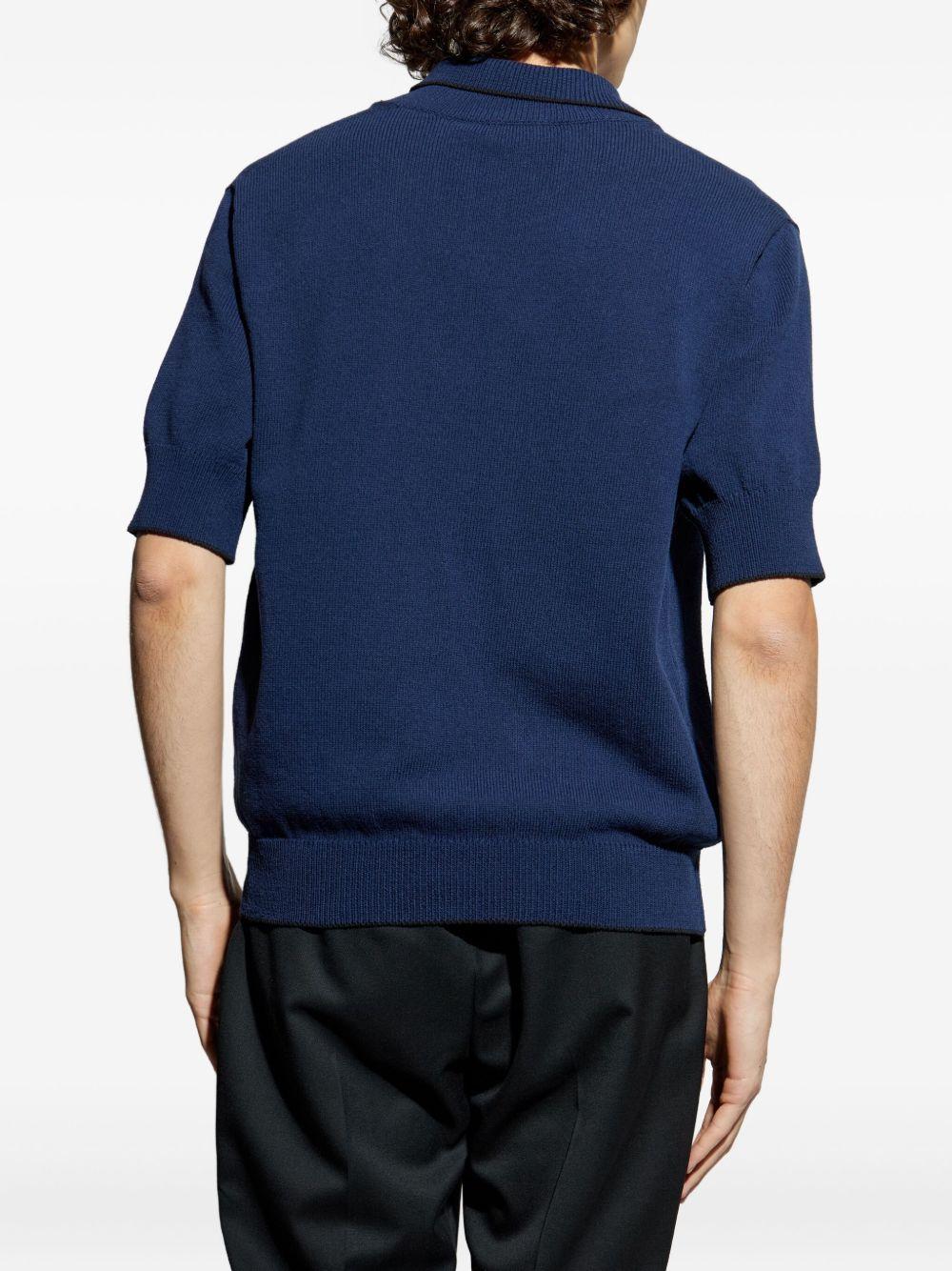 polo-collar t-shirt Product Image