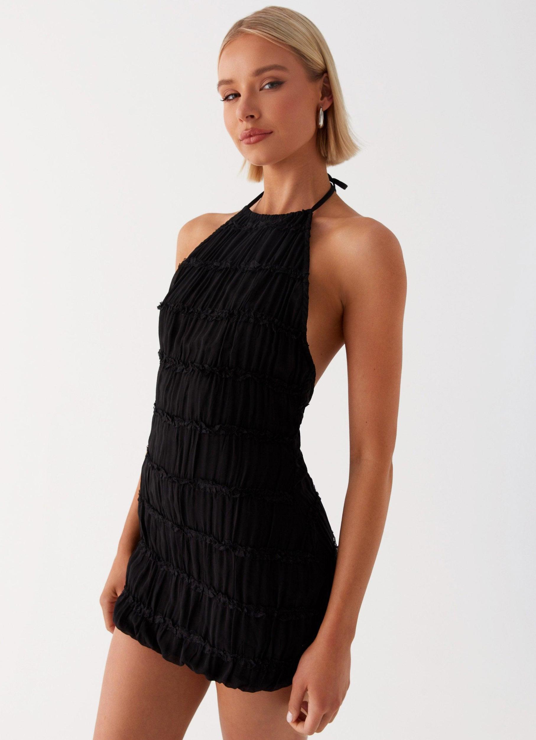 Aullie Mini Dress - Black Product Image