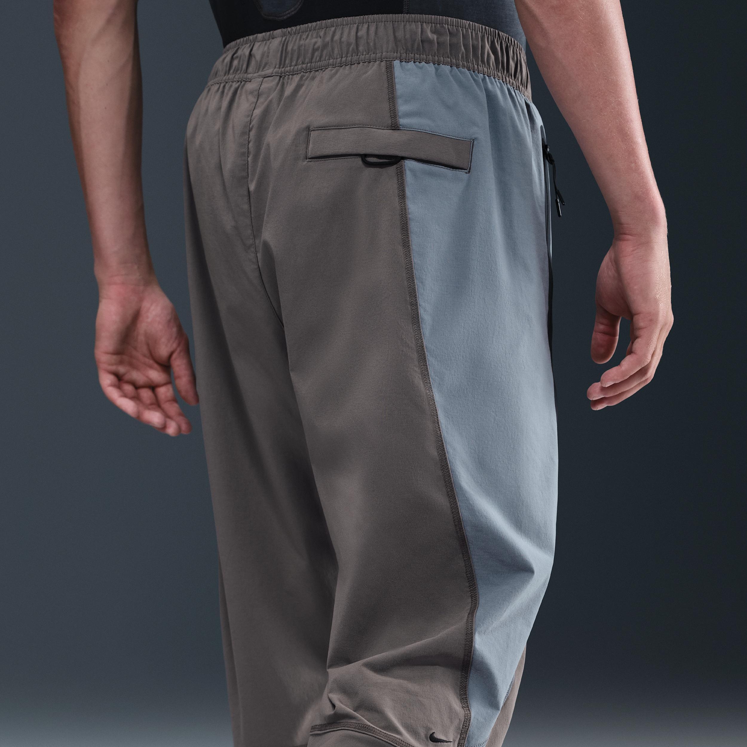 Nike Tech Men's Dri-FIT Woven Color-Block Loose-Fit Pants Product Image