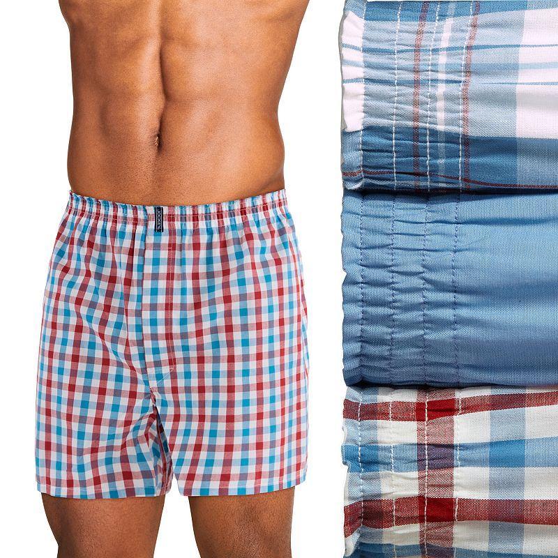 Mens Jockey 3-Pack Classics Full Cut 5 Woven Boxer Product Image