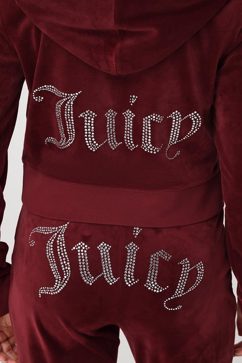 OG Big Bling Velour Hoodie Product Image