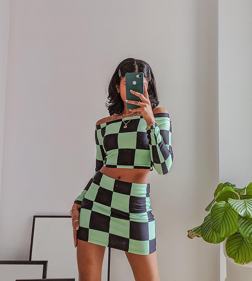 Labelrail x Pose and Repeat off shoulder crop top Product Image