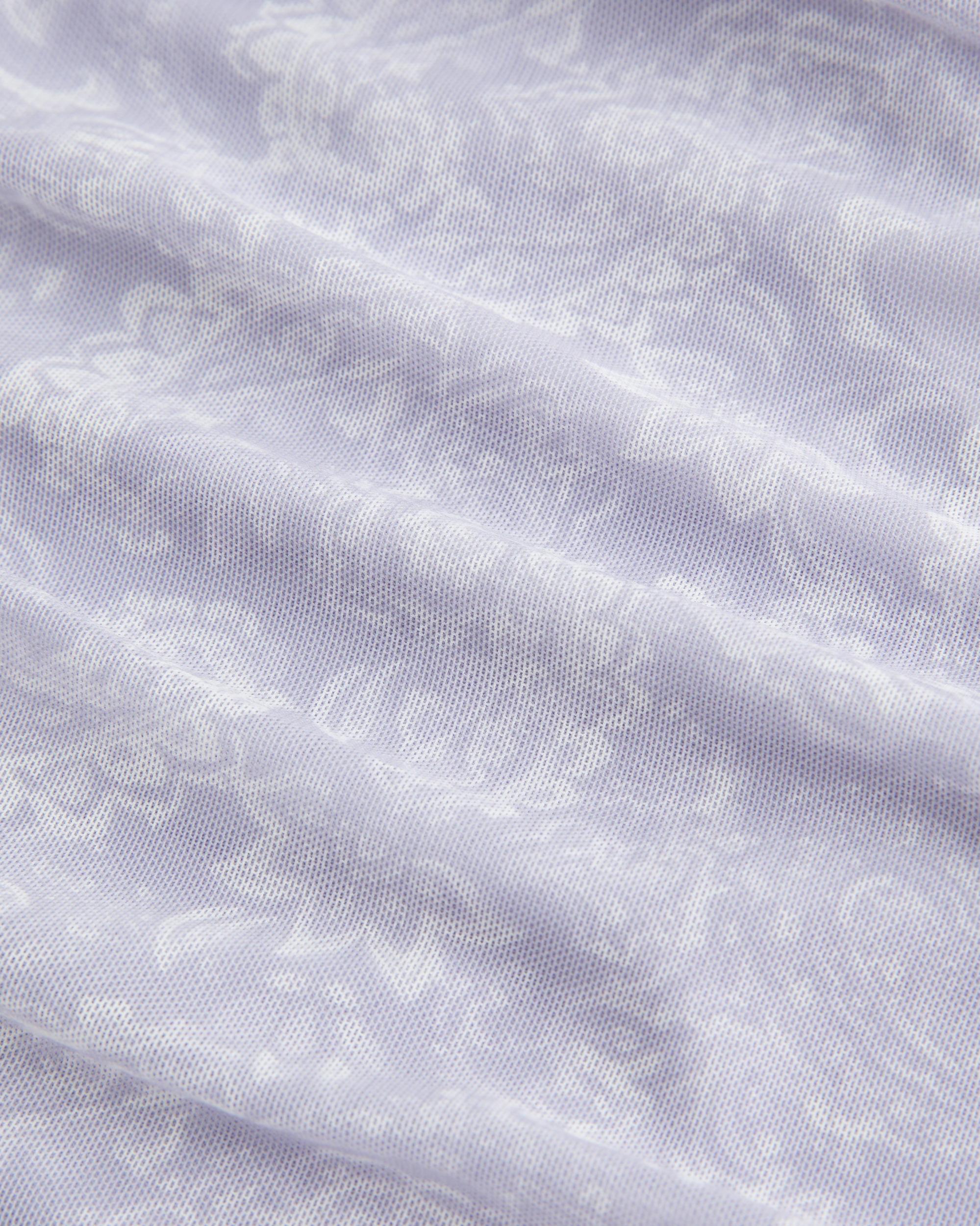 Mesh Foldover Off-the-Shoulder Top Product Image