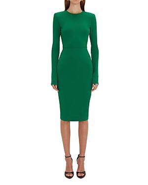 Womens Wool-Blend Body-Con Dress Product Image