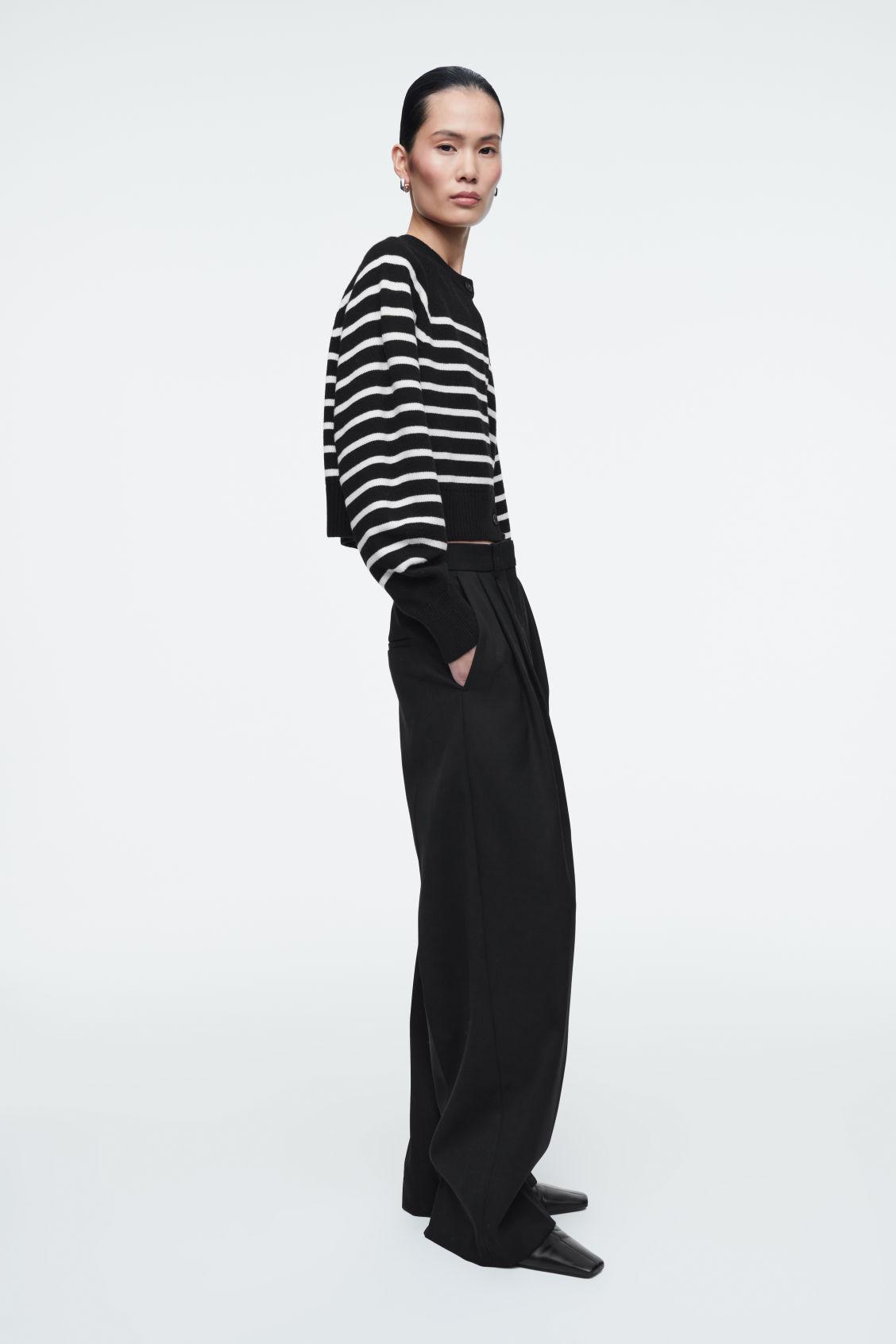 CROPPED WOOL CARDIGAN Product Image