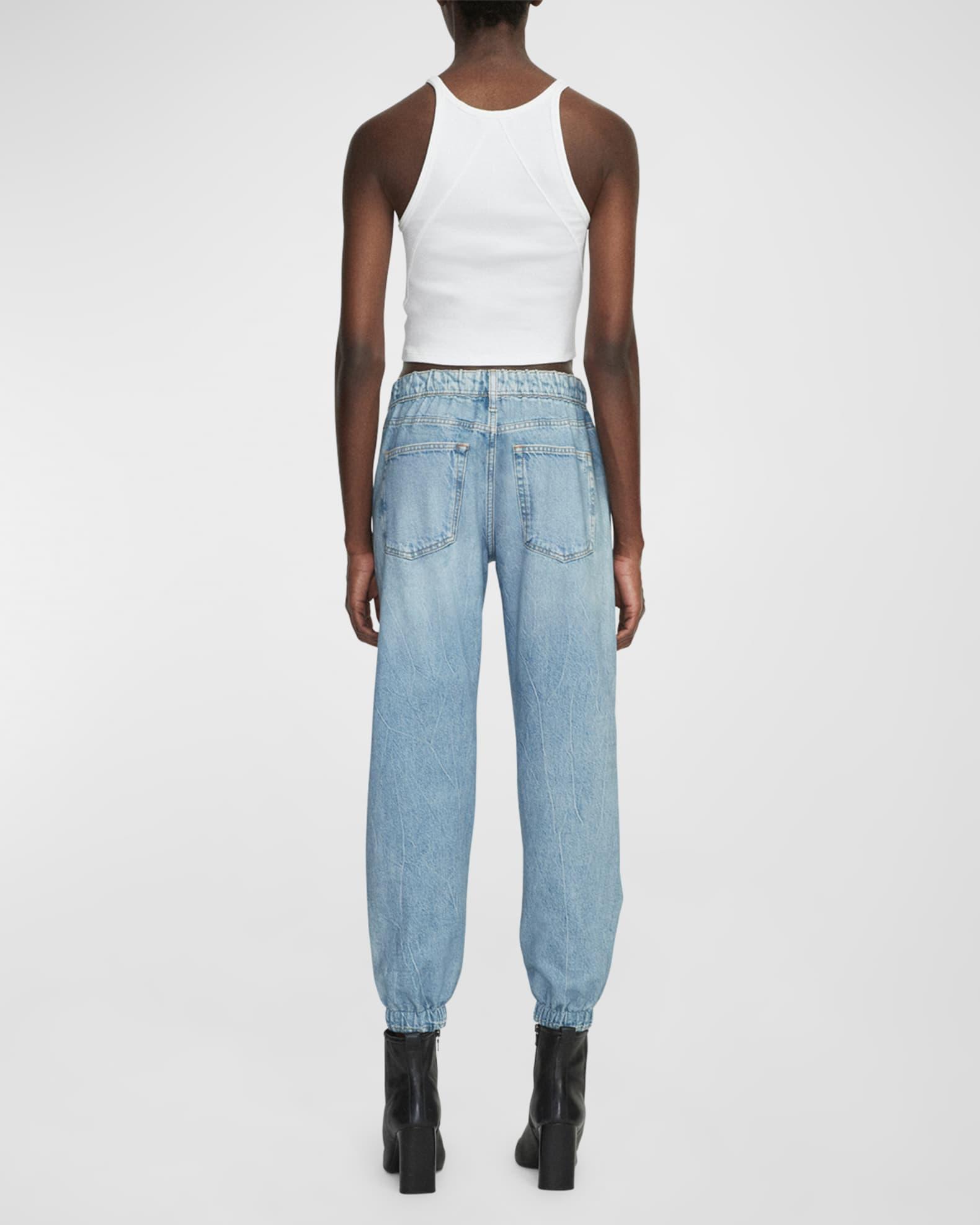 Miramar Cotton-Terry Crop Joggers Product Image