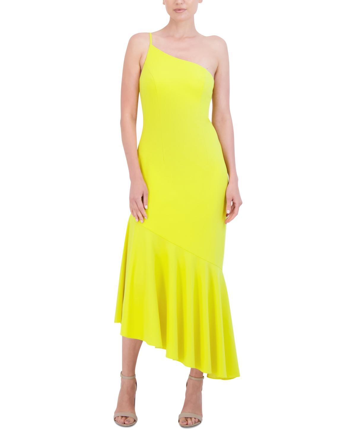 Womens Asymmetric One-Shoulder Maxi Dress Product Image