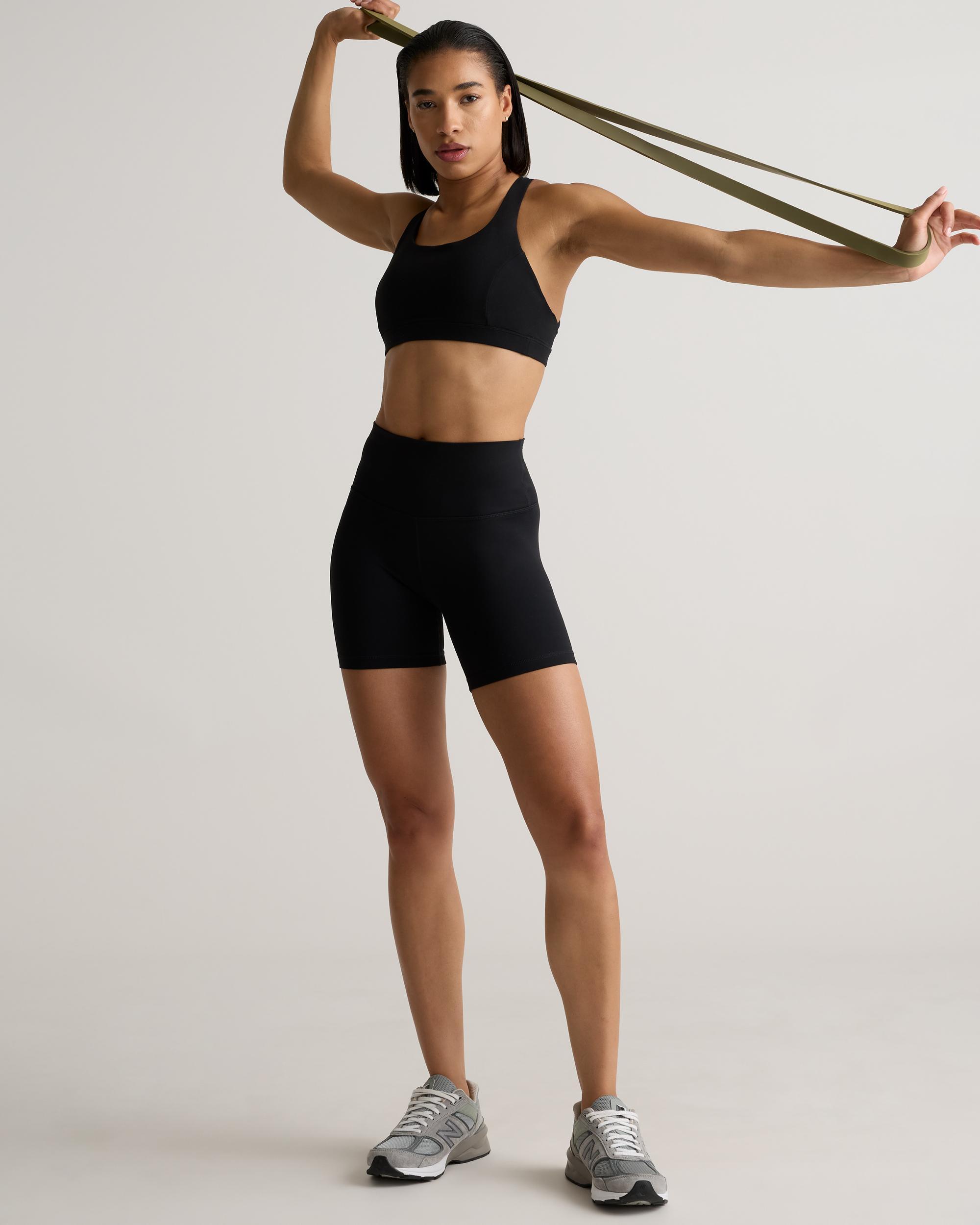 Quince | Women's Power-Up High-Rise Training Short Nylon/Spandex Product Image