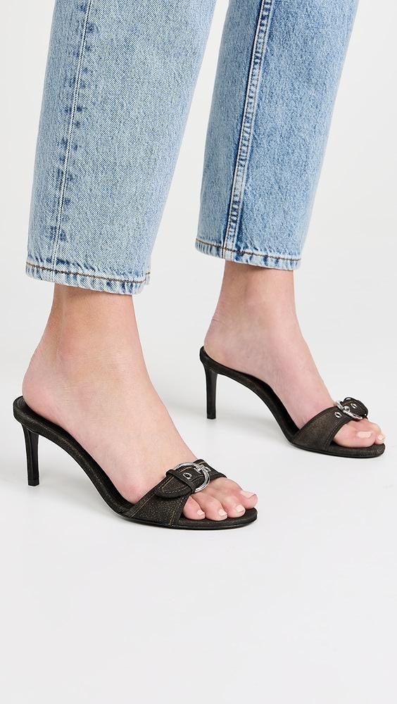 Black Suede Studio Lenny Pumps 65mm | Shopbop Product Image