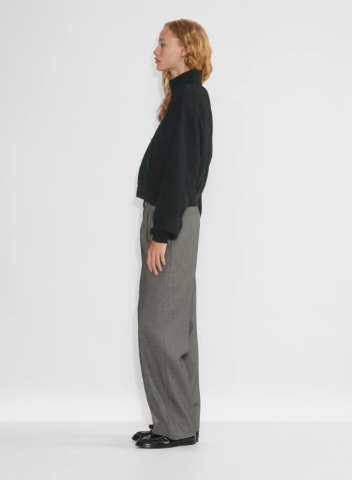 cozy fleece mega mockneck zip-up Product Image