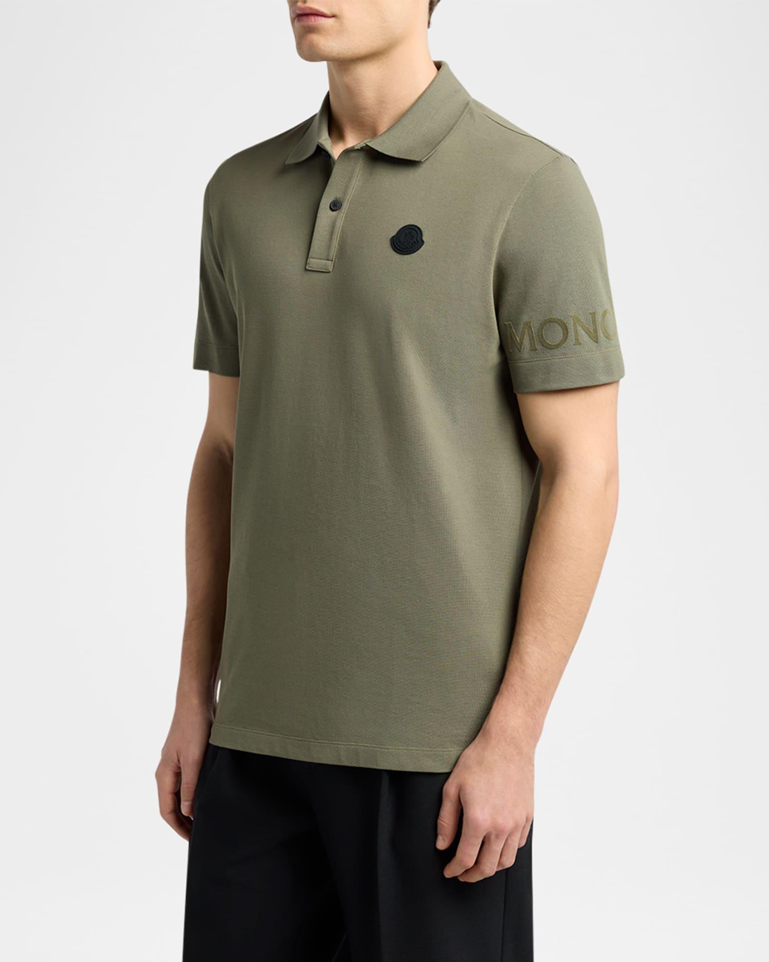 Men's Sleeve-Logo Pique Polo Shirt Product Image