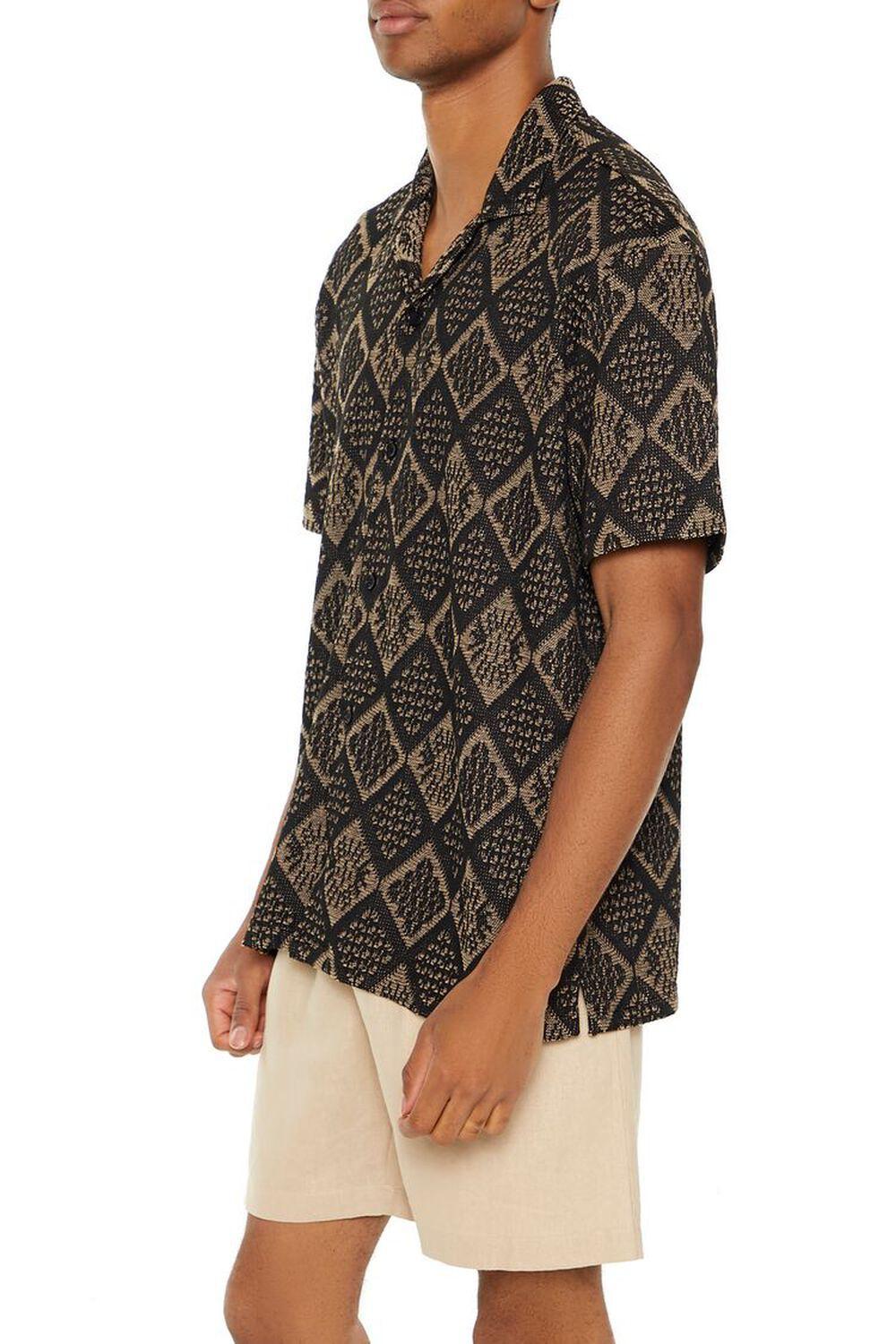 Lace Diamond Button-Front Shirt | Forever 21 Product Image