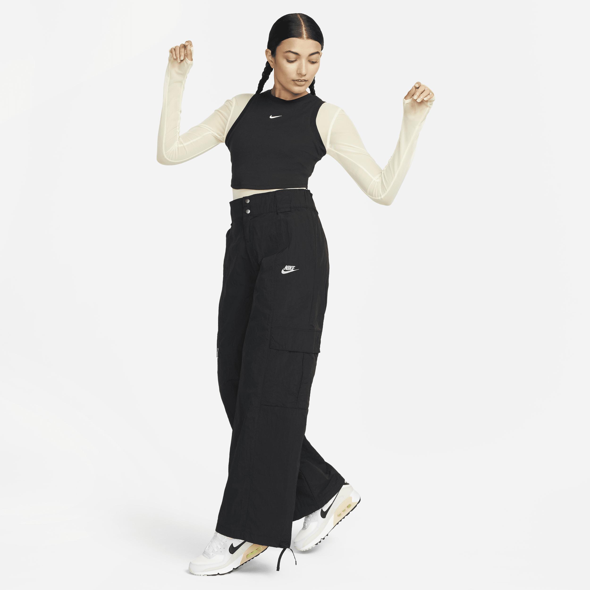 Nike Sportswear Chill Knit Women's Tight Cropped Mini-Rib Tank Top Product Image