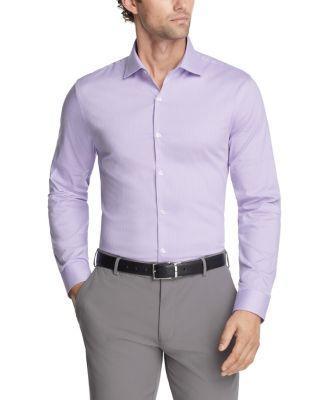 Kenneth Cole Reaction Mens Slim-Fit Flex Stretch Dress Shirt Product Image