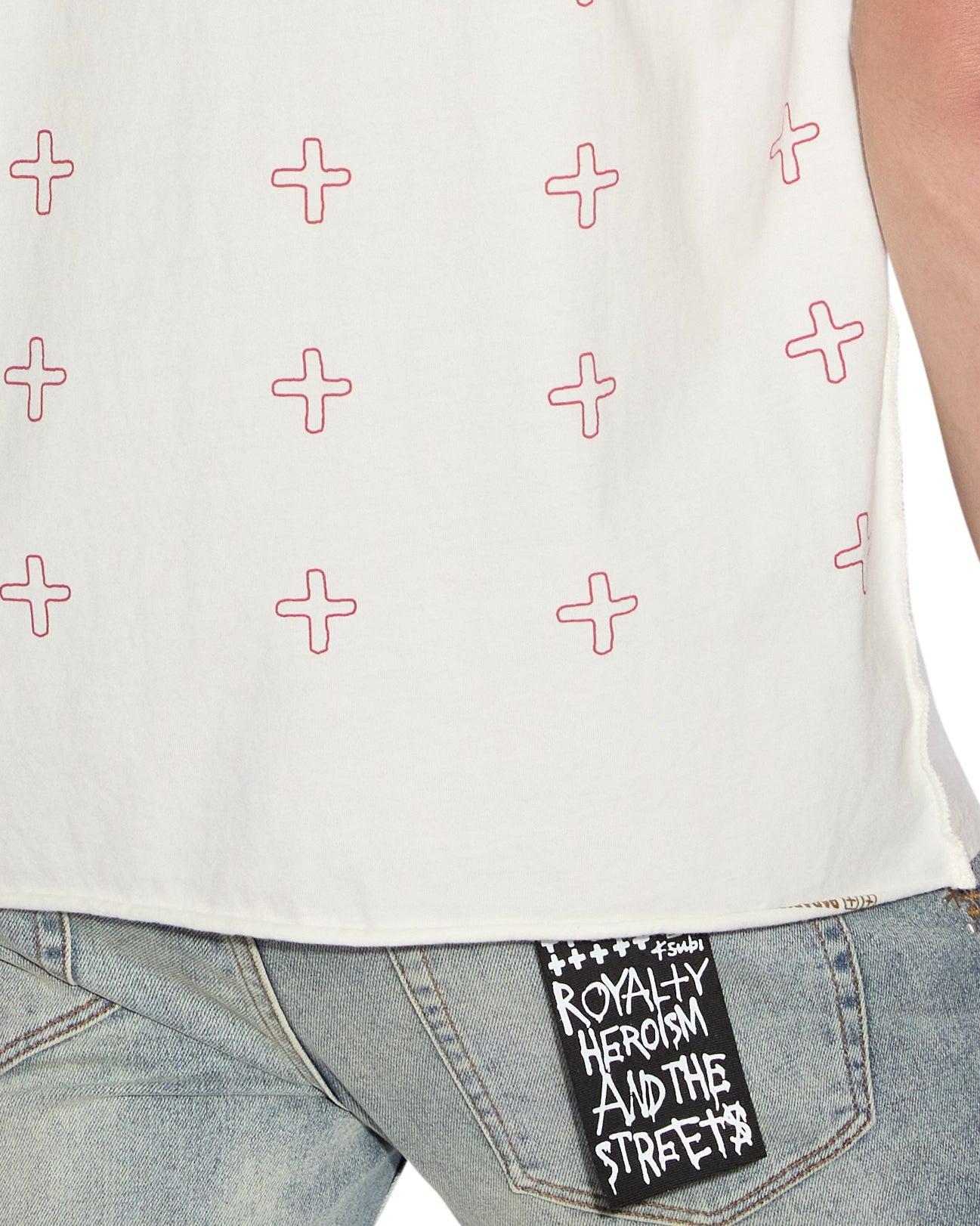 SINNERS KASH SS TEE VINTAGE WHITE Male Product Image