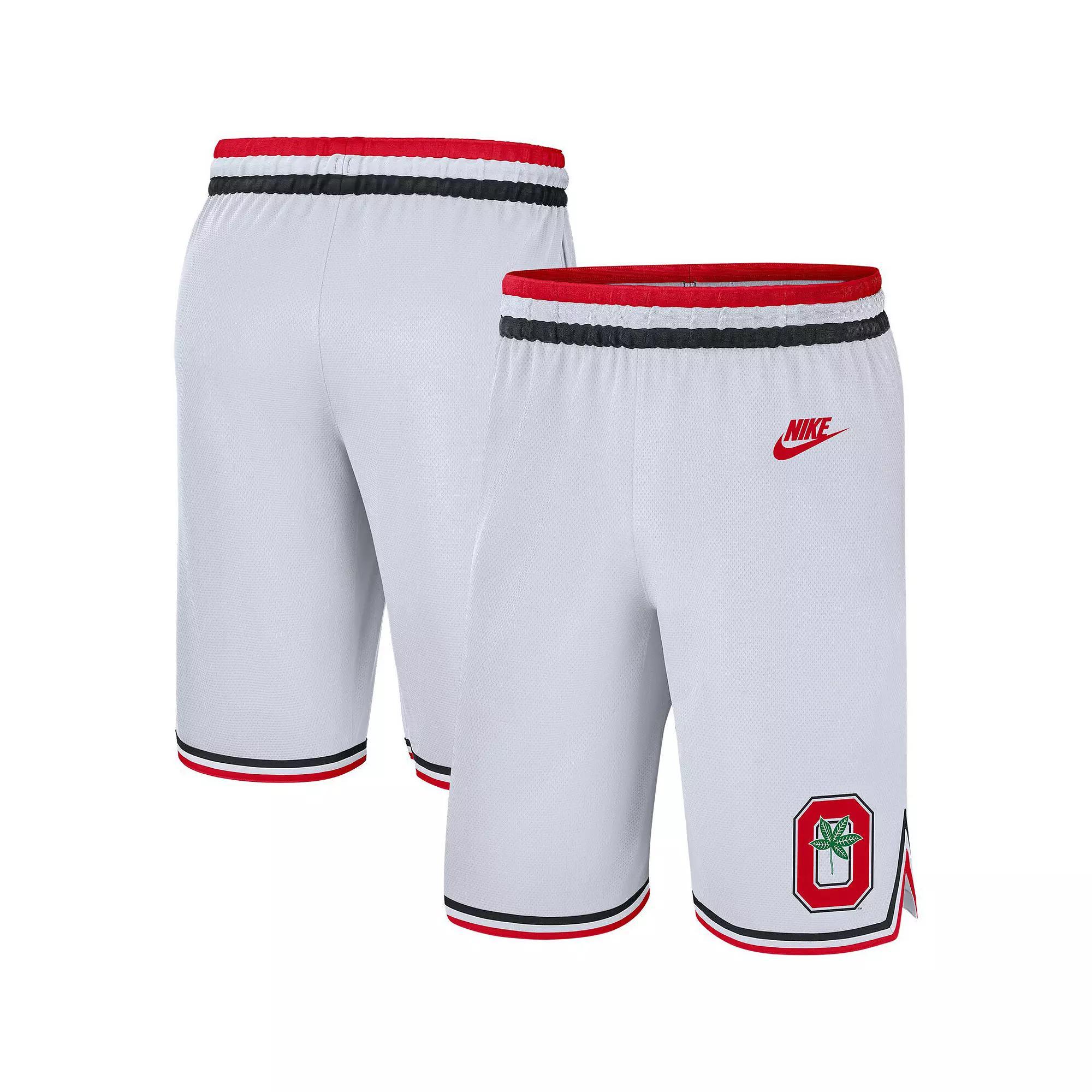 Mens Nike Ohio State Buckeyes Retro Replica Performance Basketball Shorts Product Image